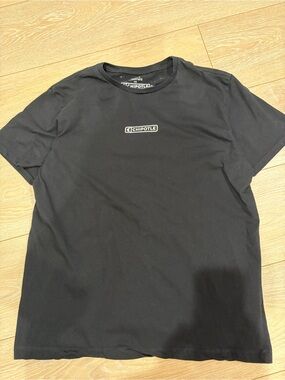 Loomstate Black Chipotle Logo 100% Organic cotton Tee T shirt